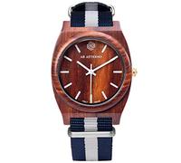 AB AETERNO "Dusk" Legno Sandalo Rosso Swiss Quarzo Bianco Unisex Orologio