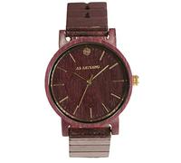 AB AETERNO "Melody" Donna 100% Legno Naturale Amaranto Quarzo Swiss Orologio