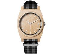 AB AETERNO "Route White Grey Legno Acero Swiss Quarzo Bianco Ipoallergenico Tessuto NATO Grigio Nero Unisex Orologio