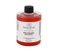 AB AlessioBoltri Luxury Collection | Ricarica Professionale per Diffusori a Bastoncini | Essenza Melograno Granatapfel 500 ml Lunga Durata (4 Mesi) | Profumo Casa Premium, Made in Italy