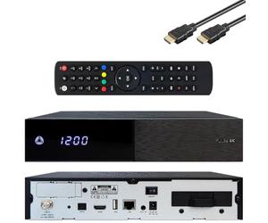 AB-COM Pulse Ricevitore Satellitare 4K UHD con Tuner Sat compatibile DVB-S2x, supporta software Enigma2 OpenATV, uscita HDMI