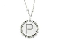AB-GLOBAL Srl MYLOVLY GIOIELLI ABC BIG COLLANA LUNGA LETTERA P ARGENTO