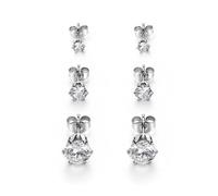 AB-GLOBAL Srl MYLOVLY GIOIELLI MUST HAVE ORECCHINO TRIS PUNTI LUCE ARGENTO