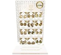 AB-GLOBAL Srl MYLOVLY GIOIELLI ORECCHINI CHIOCCIOLA PLISSE' ORO