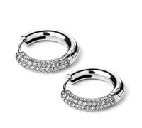 AB-GLOBAL Srl Orecchini Must Have Riviere argento in acciaio ipoallergenico