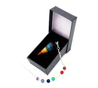 AB India Crafts 7 chakra gemme pendolo 7 chakra gemme in confezione regalo | metafisica esoterismo stregoneria