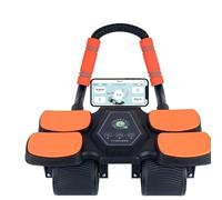 Ab Machine Roller - Rullo per addominali con supporto per gomiti, attrezzo automatico per il fitness, ruota per esercizi per addominali, 24 x 20 cm