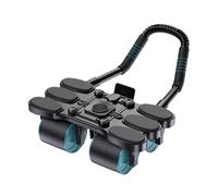 Ab Roller, Abdominal Roller Auto Rebound, 4-Wheel Muscle Exercise, Knee Pad Elbow Support Included Equipment For Teens Athletes Women Men Strength Training