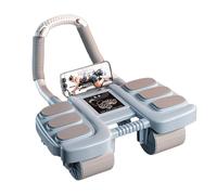 AB Roller - ABS Addominal Wheel Roller | Ruota 'esercizio da 16,54 pollici | Rulli di fitness di rimbalzo automatico con impugnatura comoda per l'allenamento di base