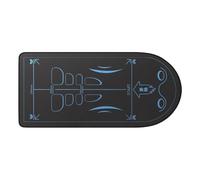 AB Roller Mat- 495G Ginnastica Portatile Mats Di Esercizio AB | Matera Di Ginnastica Addominale 150x60 Cm, Tappetino Di Esercizio Ruota A Rulli AB, Tappetino Per Ginocchio Addominale Non Scivolato,