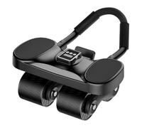 Ab Roller, Rinforzatore Silenzioso Per Interni, Supporto Gomiti Con Rimbalzo Automatico Per Principianti Casa Palestra Viaggio