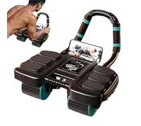 AB Roller - Ruota AB a 4 ruote | Ruota addominale a 4 ruote, rullo automatico in ABS, rullo per esercizi addominali per allenatore di nucleo
