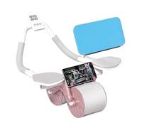 ab roller, Ruota addominale con rimbalzo automatico, for l'allenamento dei muscoli addominali, portata elevata di 100 kg(Pink)