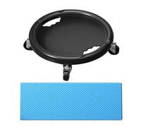 Ab Roller Wheel - 360° Rotating Core Slider, Multi-Functional Ab Roller Wheel with Knee Mat, Silent 360° Exercise Slider | Home Gym Core Workout Equipment for Men Women Full-Body Fat Burning Training