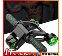 Ab Roller Wheel Abdominal Muscle Trainer Foldable Ab Exercise Machine for Adults