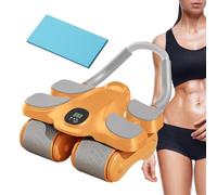 Ab Roller Wheel - Allenatore di del tronco, rimbalzo automatico con timer, supporto ergonomico per gomito, funzione di esercizio, dispositivo fitness ad alte prestazioni, per uomini e donne