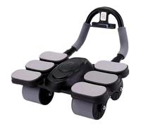 Ab Roller Wheel, Automatic Rebound Ab Roller, Fitness Ab Roller Machine, For-Wheel Ab Roller, Addominal Wheel Core Workout, Ab Roller For Women, Ab Roller For Men, Core Workout Equipment