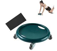 Ab Roller Wheel, Multifunctional Wheel Board con Mat, Rotating Core Trainer for Full Body Fat Burning, Tummy Control & Home Gym Training (Green)