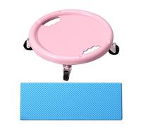 Ab Roller Wheel, Rotating Addominal Exercise, Wheel Knee Mat, Taglia circa 28 x 28 x 8 cm, Training Equipment for Home Gym, Full Body Workout Men and Women 360°