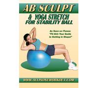 Ab Sculpt & Yoga Stretch for Stability Fitness Ball