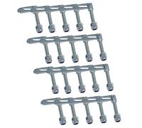 AB Tools 20 elementi di fissaggio Antiluce