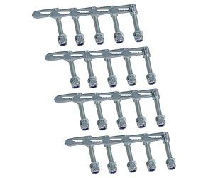 AB Tools 20 elementi di fissaggio Antiluce