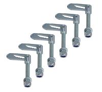 AB Tools Antiluce - Chiusure anti-luce, M12 x 75 mm, per portellone posteriore, rimorchi, cancelli, 6 pezzi