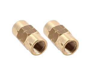 AB Tools-Automec - Raccordo per Tubo del Freno in Ottone, M10 x 1 mm, 2 Pezzi