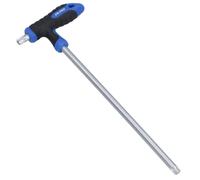 AB Tools Chiave a T T45 Tamper-Torx a stella con impugnatura a T corta + lunga coppia alta con impugnatura morbida