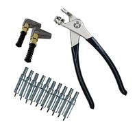 AB Tools Cleco temporanee di Fissaggio 10 3/32" Rivetti Pins, Pinze e 2 Bordo Fascette