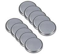 AB Tools CR2032 - Batterie a bottone al litio da 3 V, 2032, per orologi, portachiavi, 10 pezzi