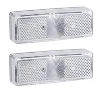 AB Tools Indicatore di Posizione Anteriore Spia Bianco Chiaro per rimorchio Furgone x2