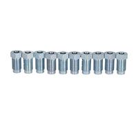 AB Tools Maschio Acciaio Tubo del Freno raccordi 3/8" x24 UNF a 3/16" Tubo del Freno 10PC