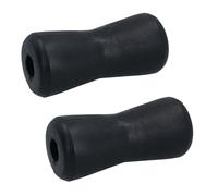 AB Tools Rullo a V in gomma per barca, moto d'acqua, gommoni, 127 mm, foro da 19 mm, confezione da 2