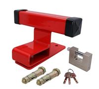 AB Tools Serratura per porta del garage, per moto, auto, con lucchetto e bulloni