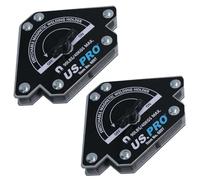 AB Tools Supporto magnetico per saldatura a magnete commutabile da 40,8 kg, 3 angoli, 2 pezzi