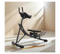 Ab Trainer, attrezzo for Addominali Indipendente for Palestra Domestica, Attrezzatura for Addominali for Palestra Domestica, attrezzo for Addominali Facile da Usare for Principianti(Nero)