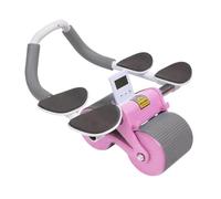AB Wheel per lavorare, rullo addominale con supporto del gomito,Rullo di esercizio automatico intelligente | Ruota addominale portatile, attrezzatura di rinforzo del nucleo per l'allenamento muschio