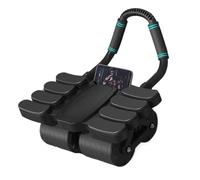 Ab Wheel Roller, Core Strength Trainer, Home Gym Workout Equipment, Safe Brake System, Automatic Rebound Feature, Fitness Addominal & Chest Expansion, 16.54x14.17x9.45 In.