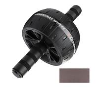 AB Wheel Roller - Supporto per ginocchio imbottito per allenamento con nucleo compatto, professionale per la partecipazione addominale | Attrezzature di resistenza senza ventilazione, accessorio per