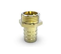 ABA Beul 10010.514.2 Raccordo filettato con Filettatura Esagonale ed Esterna, Ottone, 3/8 x 10