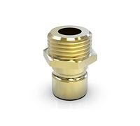 ABA Beul 10081.004.2 Tappo filettato con filettatura maschio G 1/2 per sistema di accoppiamento tappo acqua 3/4 ottone