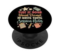 ABA Therapist Behavior Analyst Prompt per scrivere note PopSockets PopGrip Adesivo