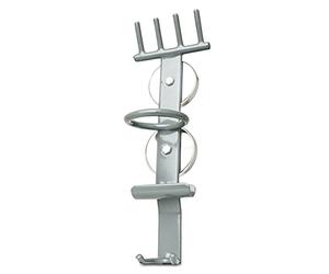 ABAC Supporto magnetico utensili - 2 magneti di potenza - Spazio per 4 prese, 1/2" avvitatore - Gancio per chiave dinamometrica