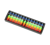 Abaco Arcobaleno a 13 Righe Strumento per l ' apprendimento della Matematica per Bambini in e Uso Domestico Durevolezza Perline in ABS Cornice per Conteggio per Calcolo Mentale Esercitazione con