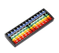 Abaco aritmetico tradizionale,Abacus,Bambini Matematica Strumento di calcolo educativo,Fyore Corridoio cinese vintage in legno a 13 cifre,Abacus Cinese Calcolatrice Telaio,Colore/B,1 pezzo
