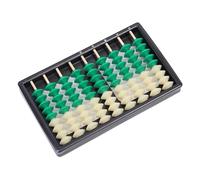 Abaco educativo ABS a 9 cifre 9 perline Abaco bambini strumento di calcolo matematico 9 colonne 9 perline abaco calcolatore abaco per scuola domestica