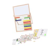 Abaco in legno per bambini, giocattolo per contare, con numeri e lettere magnetici, giocattolo matematico per l ' apprendimento precoce, per l ' prescolare, calcolatrice per l ' apprendimento dei