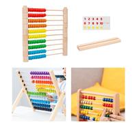 Abaco in legno per bambini Scaffale per contare la matematica per bambini
