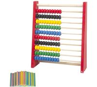 Abaco Scuola Primaria per Bambini,Pallottoliere per Bambini,Abaco in Legno,Gioch